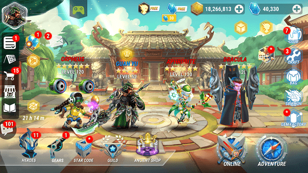 heroes infinity游戲(英雄無(wú)限) v1.34.09 安卓版 3