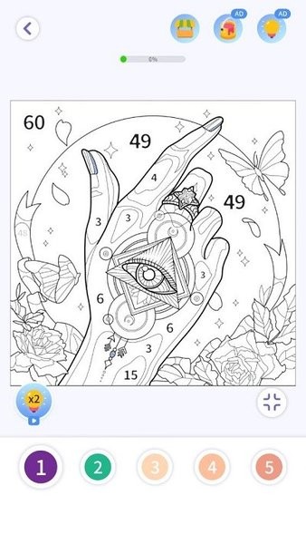 女孩彩色繪畫最新版 v0.1.0 安卓版 0