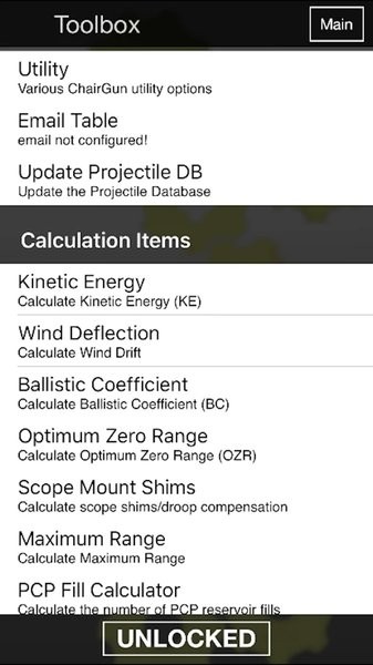 ChairGun彈道軌跡模擬軟件 v2.2.2 iPhone版 1