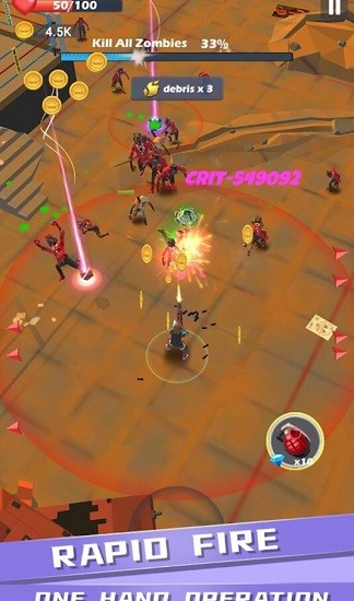 瘋狂僵尸快速射擊(Crazy zombie rapid shooting) v1.0.7 安卓版 3