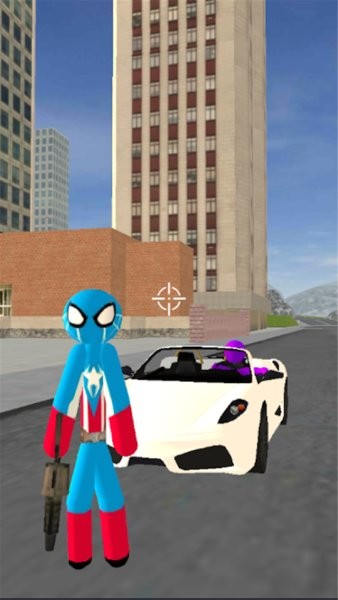 美國(guó)隊(duì)長(zhǎng)火柴人繩索英雄游戲 v1.2 安卓版 0