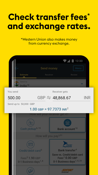 western union app(西聯(lián)匯款) v6.0 安卓版 1