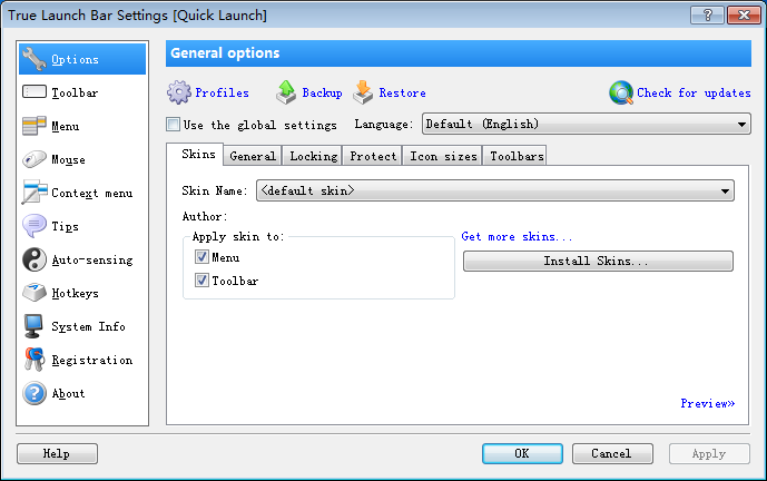 truelaunchbar中文版 v7.4 官方版 0