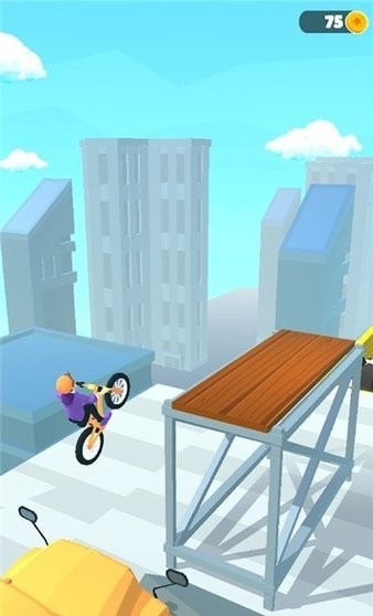 卡通自行車(chē)特技游戲