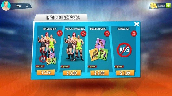 擂臺(tái)摔跤冠軍游戲 v2.2 安卓版 0