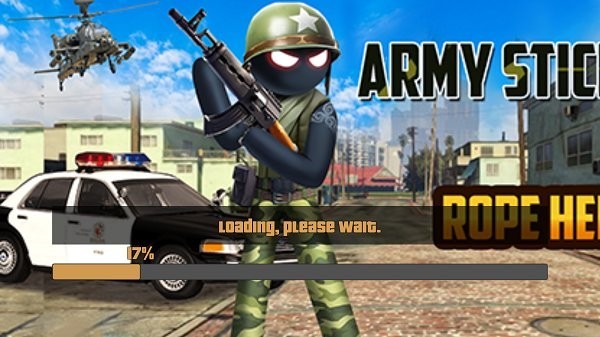 陸軍士兵繩索英雄游戲