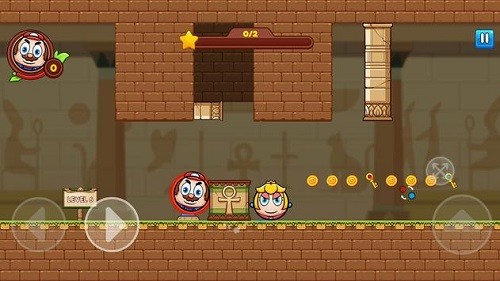 紅藍雙球冒險 游戲截圖