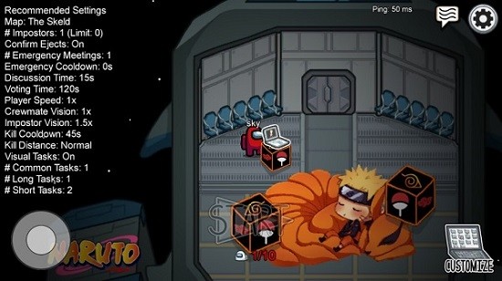 在我們之間火影模式下載