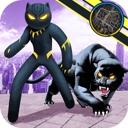 火柴人黑豹繩索英雄中文版