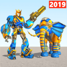 象獅機器人變形(Elephant Robot Vs Lion Robot)