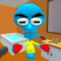 魷魚(yú)鄰居逃生3d(Squid Neighbor. Sponge Escape)