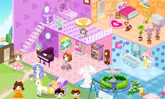裝扮設(shè)計(jì)公主娃娃屋游戲下載