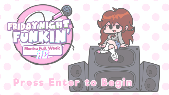 周五夜放克莫妮卡高清重制版(FNF Monika HD) v0.2.7.1 安卓版 1