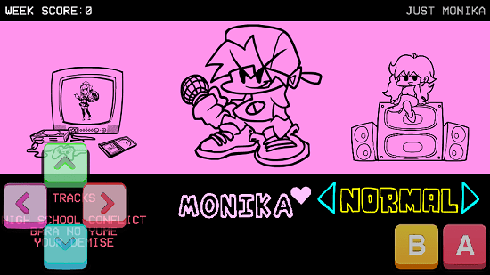 周五夜放克莫妮卡高清重制版(FNF Monika HD) v0.2.7.1 安卓版 0