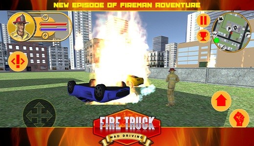 消防車(chē)瘋狂駕駛 v2.0.0 安卓版 0