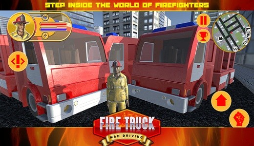 消防車(chē)瘋狂駕駛 消防車(chē)瘋狂駕駛安卓版