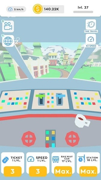 空閑火車鐵路大亨2022(Idle Trains Railway Tycoon) v0.72 安卓版 0