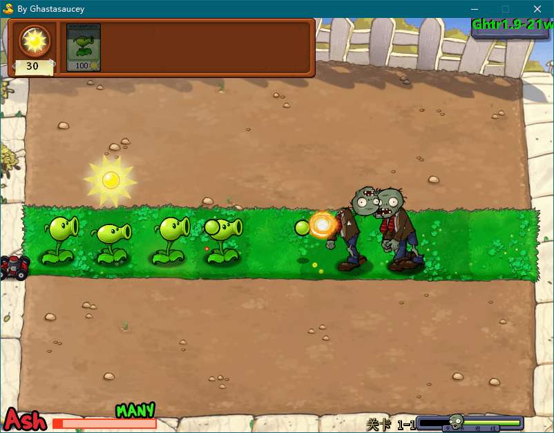 植物大戰(zhàn)僵尸ghtr版