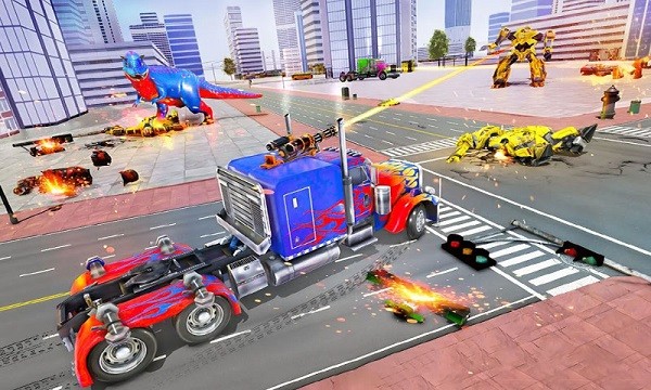 變形機(jī)器人大戰(zhàn)恐龍最新版