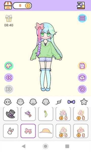 粉彩女孩換裝軟件 v1.1.5 安卓版 3