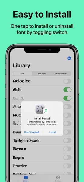 字庫英文字體ios v1.1.0 蘋果版 0