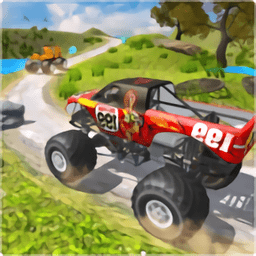 大腳怪越野車游戲(Offroad Monster Truck Derby Game)