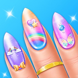 女生美甲裝扮手游