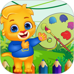 兒童寶貝愛畫畫