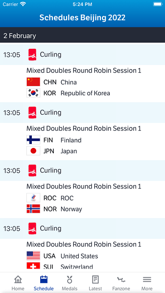 奧林匹克運(yùn)動(dòng)會(huì)官方app(Olympics) v6.8.6 安卓最新版 0