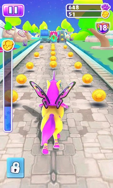 獨(dú)角獸跑酷3d游戲