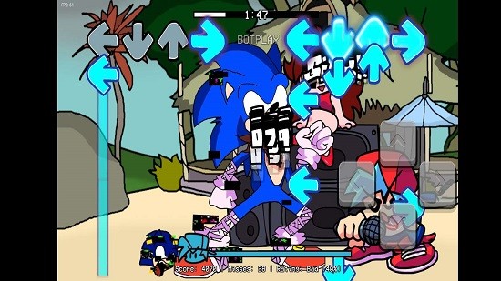 周五夜放克錯(cuò)誤化音爆索尼克模組下載