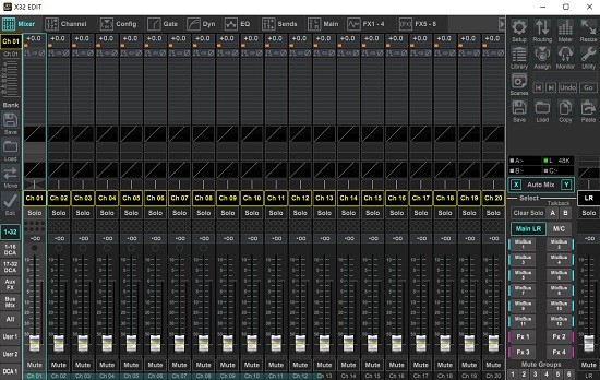 百靈達x32電腦版 百靈達x32調音臺軟件