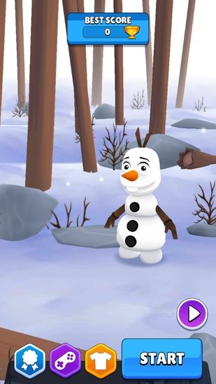 雪人跑酷小游戲 雪人跑酷游戲