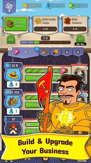 空閑喧囂王國(Hustle Kingdom: Idle Clicker) v0.9.112 安卓版 1