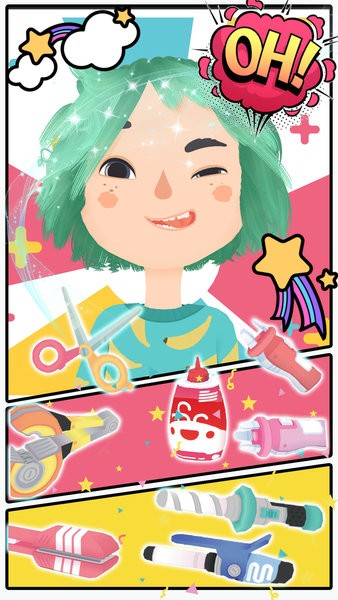 米加世界發(fā)型設(shè)計(jì)游戲 v1.1 安卓版 1