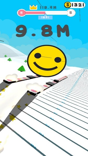 滑雪跳傘手機游戲