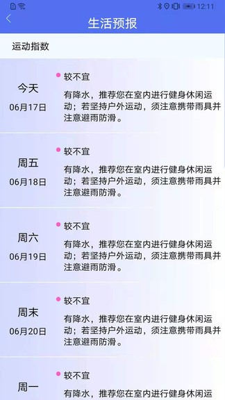 趣味天氣預(yù)報app v1.1.2 安卓版 1