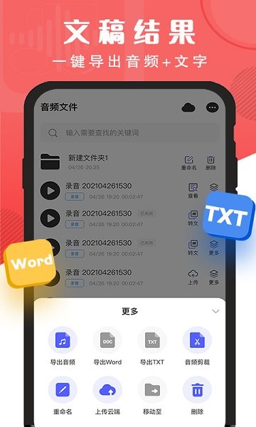 精準(zhǔn)錄音轉(zhuǎn)文字 v2.0.29 最新版 3