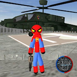 繩索英雄蜘蛛火柴人游戲