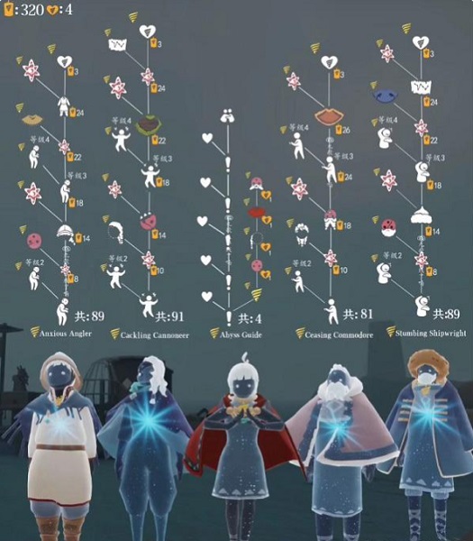 光遇潛海季先祖兌換物品一覽