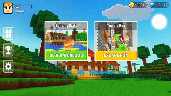 方塊工藝世界3d游戲英語版(Block World 3D) v1.0.5 安卓版 1