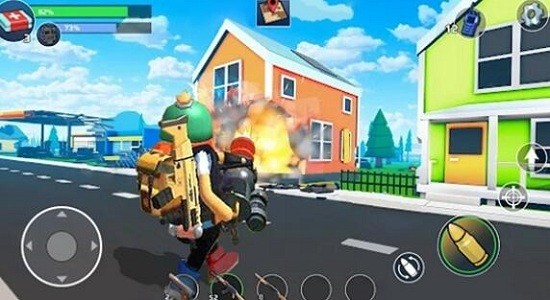 香腸跳傘吃雞派對(duì)游戲 v1.0 安卓版 0