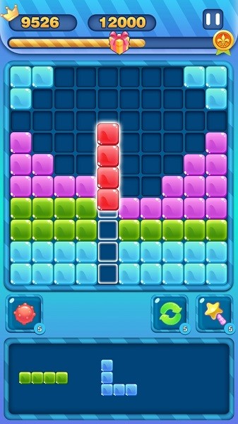 果冻方块拼图小游戏(Jelly Puzzle) 果冻拼图游戏