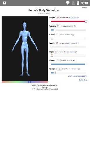 bodyvisualizer身材模擬器 v3.1.5 官方安卓版 0