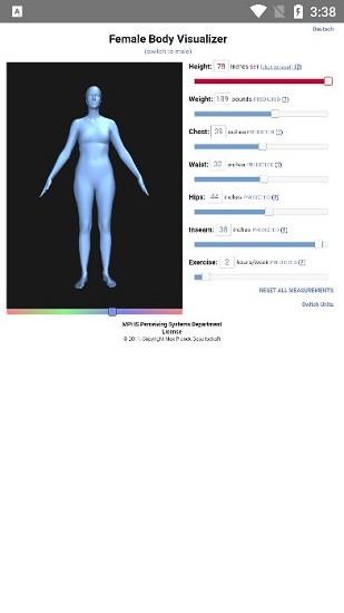 bodyvisualizer身材模擬器 v3.1.5 官方安卓版 1