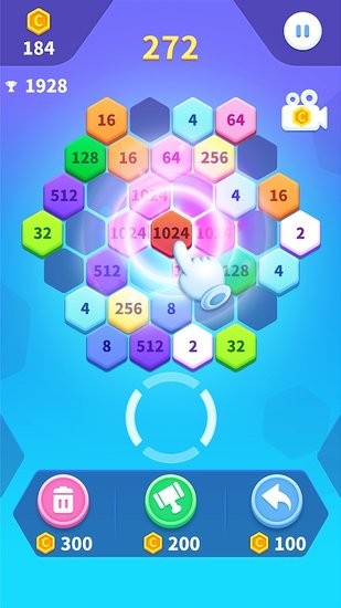 2048六邊形方塊(HEXA 2048) v1.5 安卓版 0