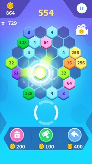 2048六邊形方塊(HEXA 2048) v1.5 安卓版 1