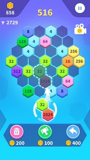 2048六邊形方塊(HEXA 2048) v1.5 安卓版 2