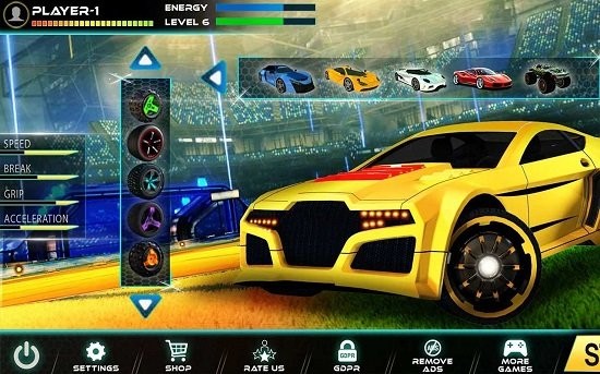 火箭足球聯(lián)賽游戲(Rocket Soccer League - Car Football Game) v1.0 安卓版 1