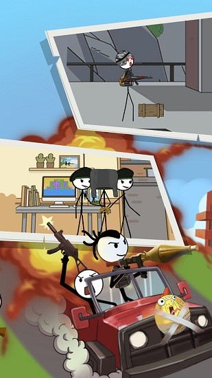 火柴人吃雞日記7游戲 v1.0 安卓版 0